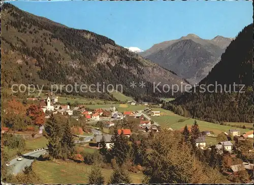 Winklern Kaernten M?lltal mit Hoher Sonnblick Kat. Winklern