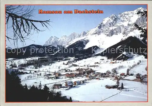 Ramsau Dachstein Steiermark Totalansicht Kat. Ramsau am Dachstein