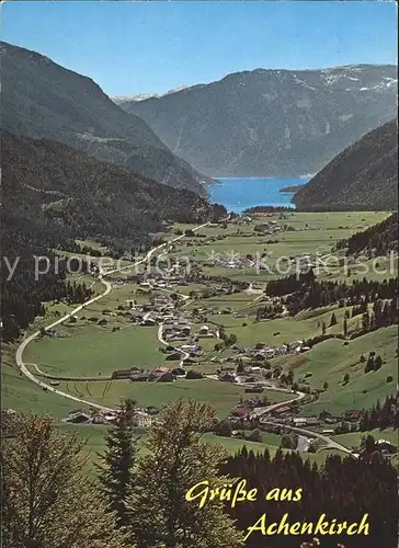 Achenkirch Panorama Kat. Achenkirch am Achensee