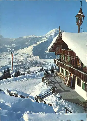 Kirchberg Tirol Blick vom Filzerhof mit Rettenstein und Gaisberg Kat. Kirchberg in Tirol