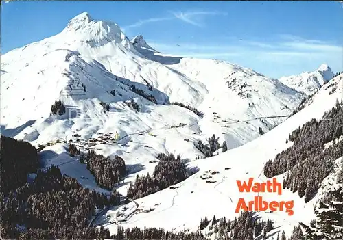 Warth Vorarlberg Panorama Kat. Warth
