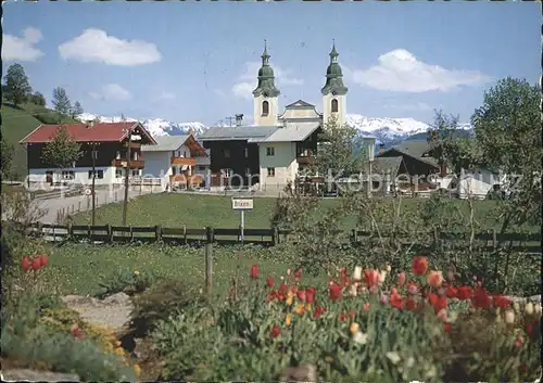 Brixen Thale Ortsansicht Kirche Kitzbueheler Alpen Kat. Brixen im Thale