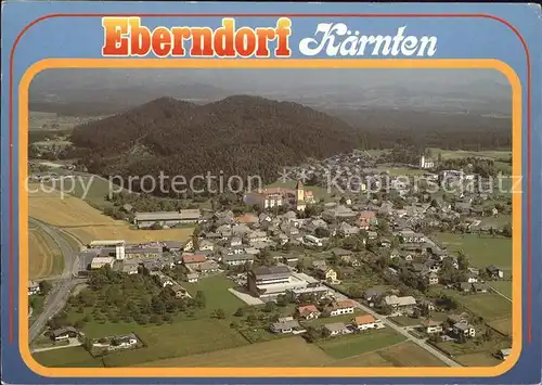 Eberndorf Fliegeraufnahme Markt im Jauntal ehem Stift Kat. Eberndorf