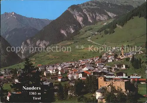 Nauders Tirol Totalansicht Kat. Nauders