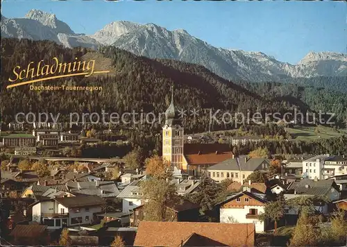 Schladming Obersteiermark mit Dachstein Eselstein und Guttenberghaus Kat. Schladming
