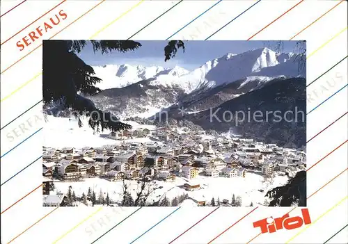 Serfaus Tirol Totalansicht Kat. Serfaus