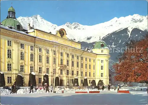 Innsbruck Hofburg mit Nordkette Kat. Innsbruck