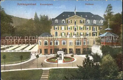 Schlangenbad Taunus Konzertplatz Kurhaus Kat. Schlangenbad