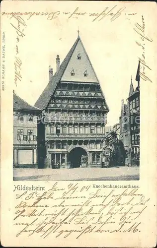 Hildesheim Knochenbaueramthaus Kat. Hildesheim