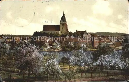 Moelln Lauenburg Panorama Kat. Moelln