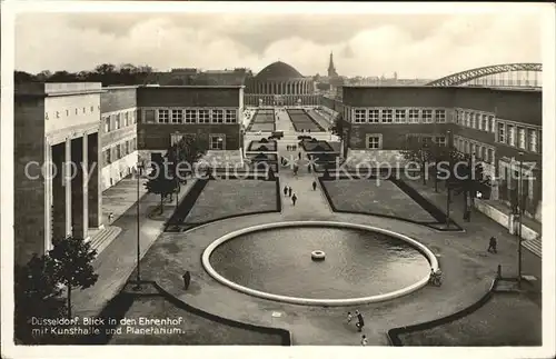 Duesseldorf Ehrenhof Kunsthalle Planetarium Kat. Duesseldorf