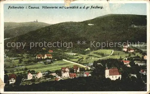 Falkenstein Taunus Villenviertel  Kat. Koenigstein im Taunus