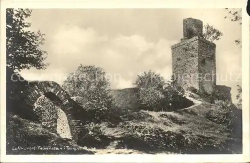 Falkenstein Taunus Ruine Kat. Koenigstein im Taunus