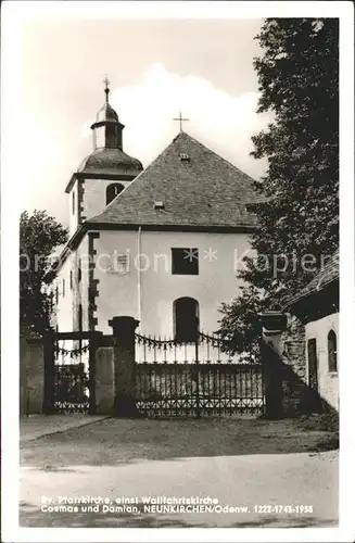 Neunkirchen Odenwald Evangelische Pfarrkirche Cosmas und Damian Kat. Modautal