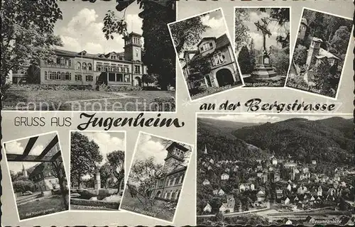 Jugenheim Seeheim Jugenheim Schloss Heiligenberg Gasthaus Tanneberg  Kat. Seeheim Jugenheim Bergstrasse