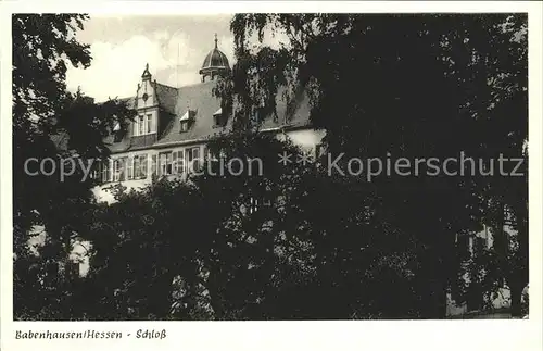 Babenhausen Hessen Schloss Kat. Babenhausen