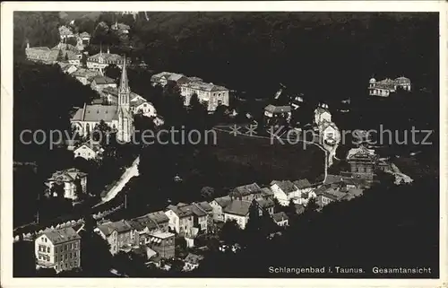 Schlangenbad Taunus Gesamtansicht  Kat. Schlangenbad