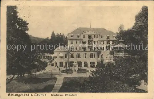 Schlangenbad Taunus Kurhaus  Kat. Schlangenbad