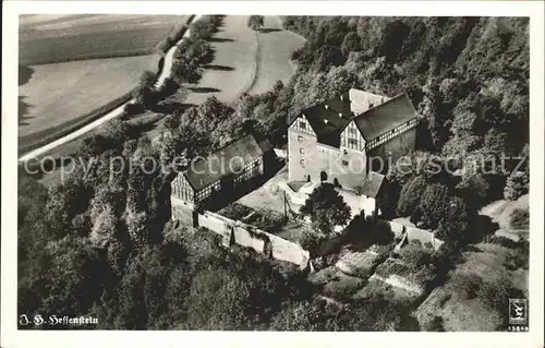 Ederbringhausen Schloss Jugendherberge Hessenstein Fliegeraufnahme Kat. Voehl