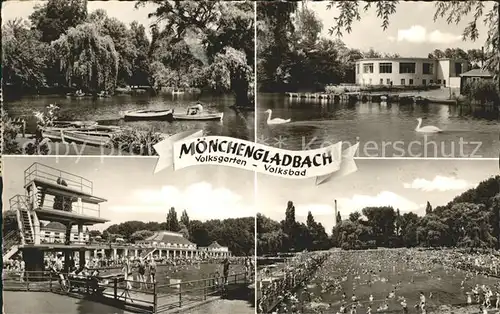 Moenchengladbach Volksgarten Volksbad  Kat. Moenchengladbach