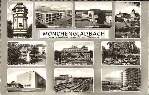 Moenchengladbach Haus Westland Sonnenhaus Kaiser Friedrich Halle Bismarckplatz Kat. Moenchengladbach