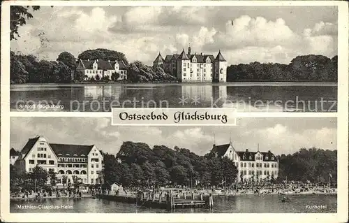 Gluecksburg Ostseebad Schloss Mathias Claudius Heim Kurhotel Kat. Gluecksburg (Ostsee)