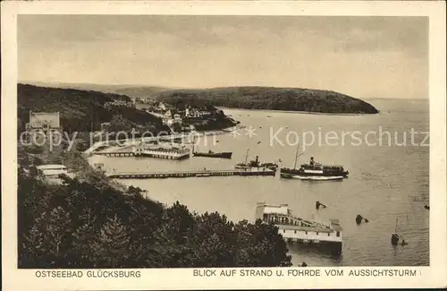 Gluecksburg Ostseebad Strand Foehrde  Kat. Gluecksburg (Ostsee)