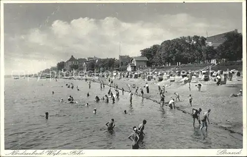 Wyk Foehr Strand  Kat. Wyk auf Foehr