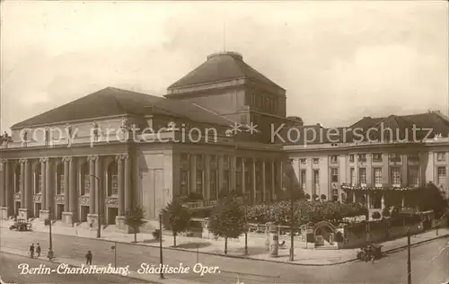 Charlottenburg Staedtische Oper  / Berlin /Berlin Stadtkreis