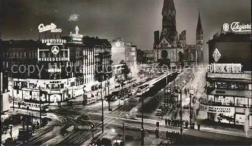 Berlin Kurfuerstendamm Wiederaufbau Kaiser Wilhelm Gedaechtniskirche Kat. Berlin