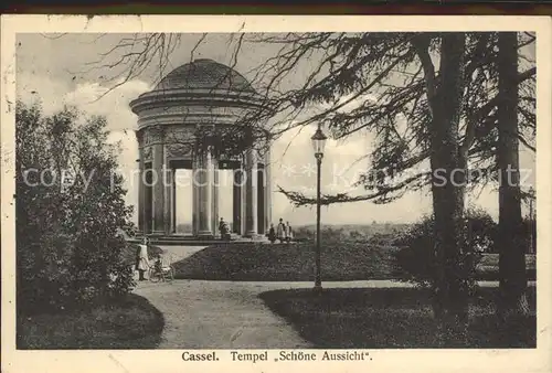 Kassel Tempel Schoene Aussicht Kat. Kassel