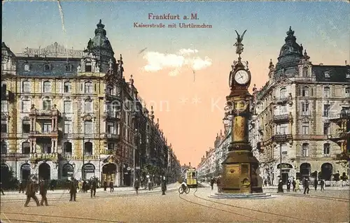 Frankfurt Main Kaiserstrasse Uhrtuermchen Kat. Frankfurt am Main