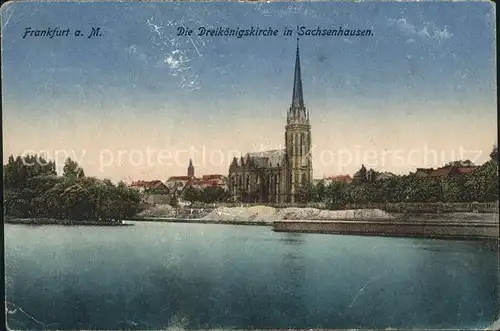 Frankfurt Main Dreikoenigskirche Sachsenhausen Kat. Frankfurt am Main