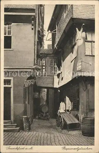 Frankfurt Main Rapunzelgaesschen Kat. Frankfurt am Main