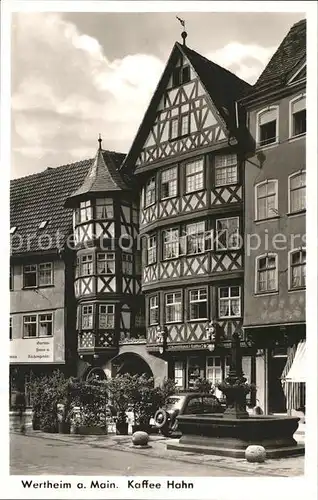 Wertheim Main Kaffe Hahn Kat. Wertheim