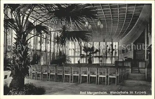 Bad Mergentheim Wandelhalle Kat. Bad Mergentheim