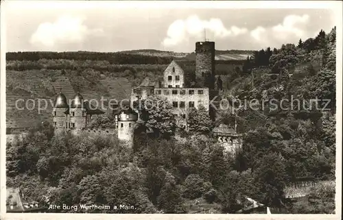 Wertheim Main Alte Burg Kat. Wertheim