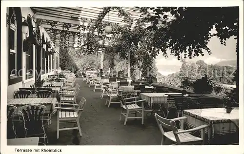 Ruedesheim Rhein Waldhotel Jagdschloss Niederwald Kat. Ruedesheim am Rhein