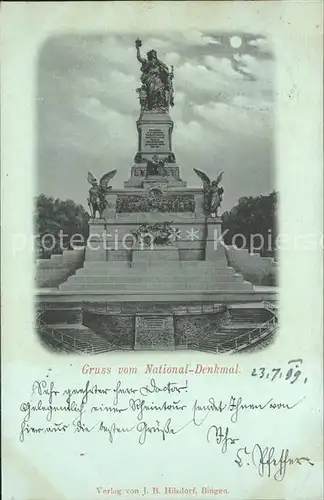 Niederwalddenkmal  Kat. Ruedesheim am Rhein