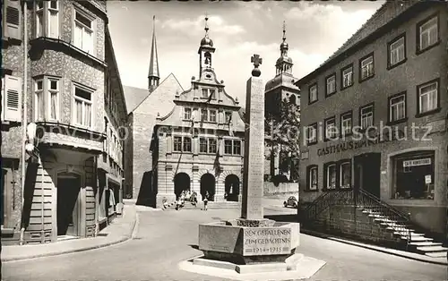 Buchen Baden Altes Rathaus  Kat. Buchen (Odenwald)