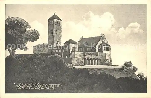 Weinheim Bergstrasse W. S. C. Wachenburg Kat. Weinheim