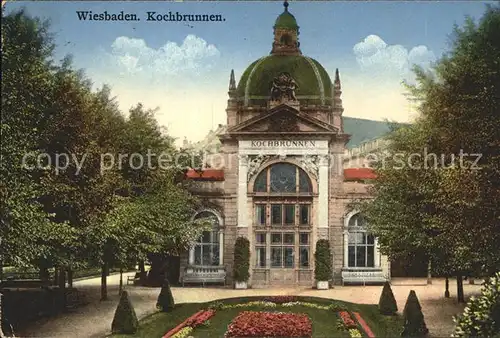 Wiesbaden Kochbrunnen Kat. Wiesbaden