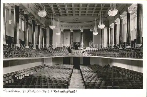 Wiesbaden Kurhaus  Saal Kat. Wiesbaden