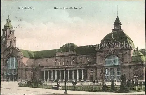 Wiesbaden Neuer Hauptbahnhof Kat. Wiesbaden