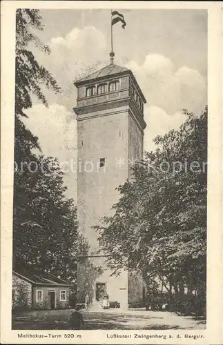 Zwingenberg Bergstrasse Melibokus  Turm Kat. Zwingenberg