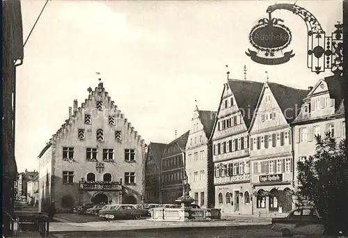 Bad Mergentheim Marktplatz Kat. Bad Mergentheim