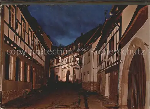 Weinheim Bergstrasse Jugendgasse bei Nacht Kat. Weinheim