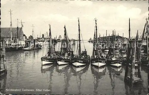 Cuxhaven Nordseebad Alter Hafen Kat. Cuxhaven