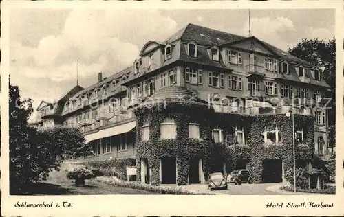 Schlangenbad Taunus Hotel Staatl. Kurhaus Kat. Schlangenbad