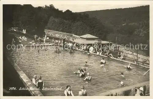 Schlangenbad Taunus Schwimmbad Kat. Schlangenbad